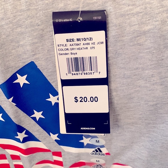 Boy’s Adidas Tee - Picture 2 of 3